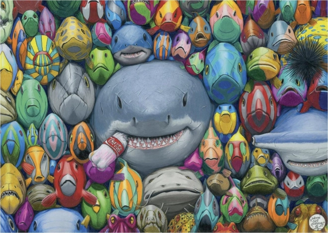 Rompecabezas peces marinos de colores 1000 piezas