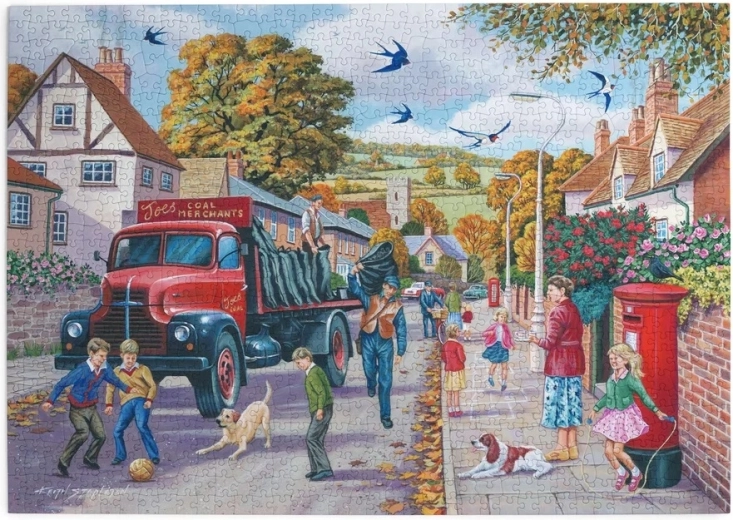 Puzzle Reparto de carbón, 1000 piezas
