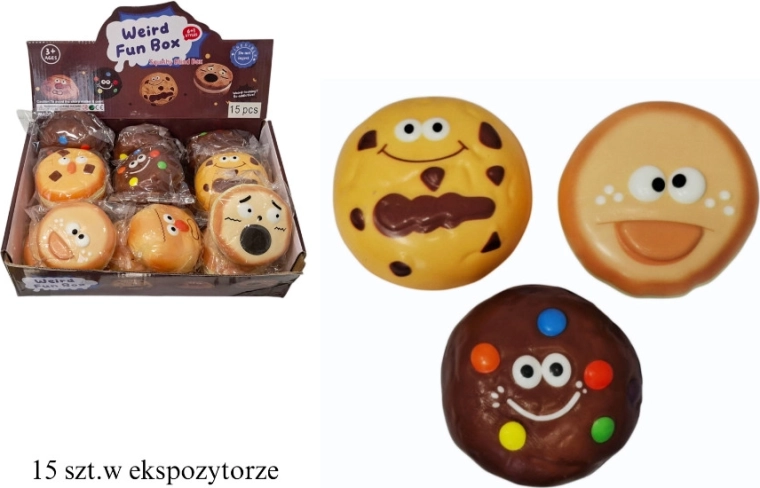 Donut antiestrés con cara