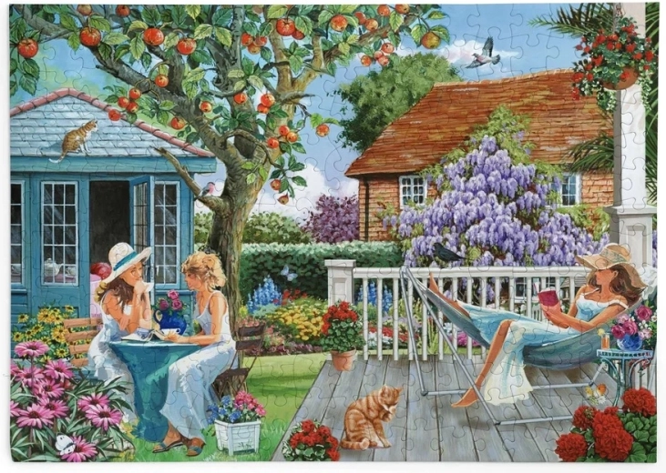House of Puzzles Damas relajándose – puzzle de 250 piezas grandes