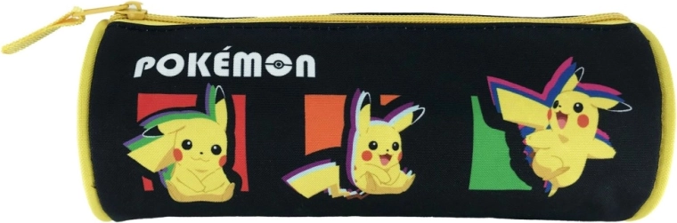 Estuche cilíndrico Pokémon con cremallera