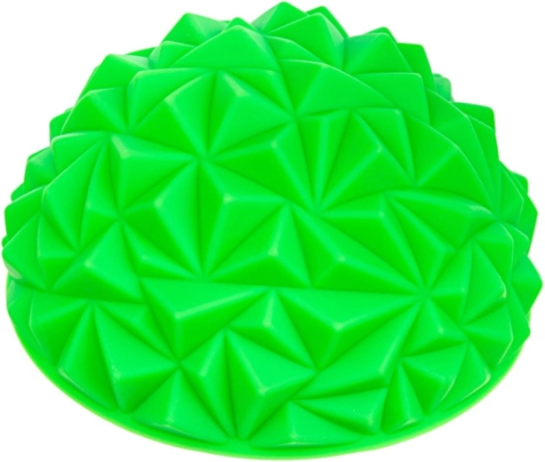 Semiesfera sensorial de masaje – verde, superficie diamantada
