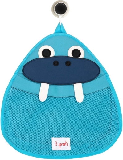 Organizador de baño 3 Sprouts Walrus Blue