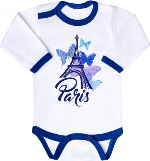Body infantil de manga larga New Baby Towns azul talla 86 (12–18 meses)