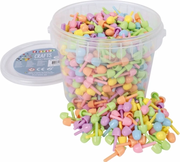Playbox mosaico de clavijas de colores 700 uds.