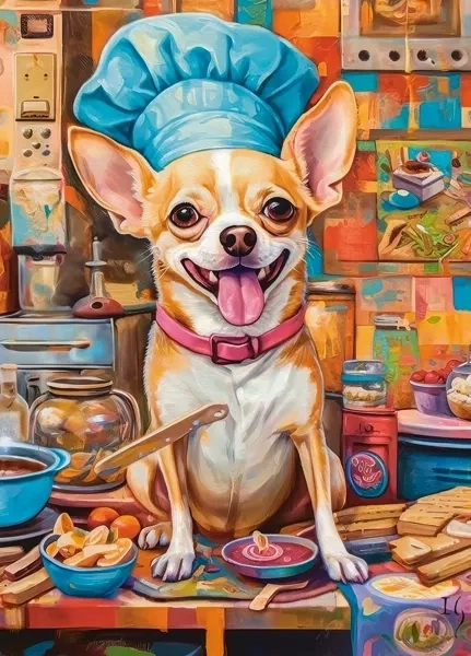 Puzzle Castorland Perro chef 120 piezas