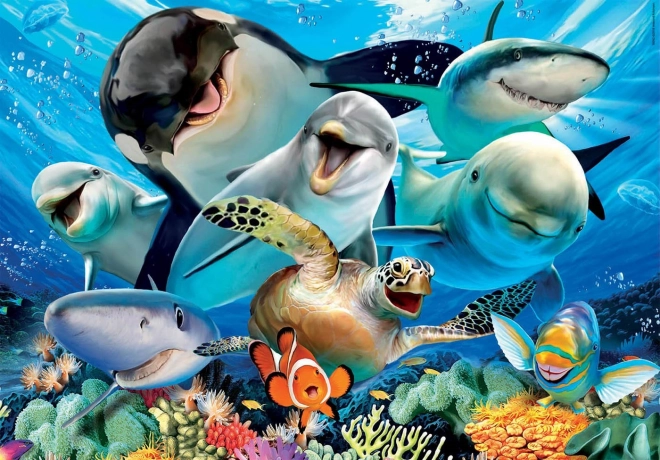 Educa puzzle selfie submarino 100 piezas