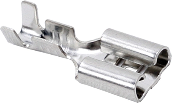 Terminal hembra estañado para conector macho de 4,8 mm