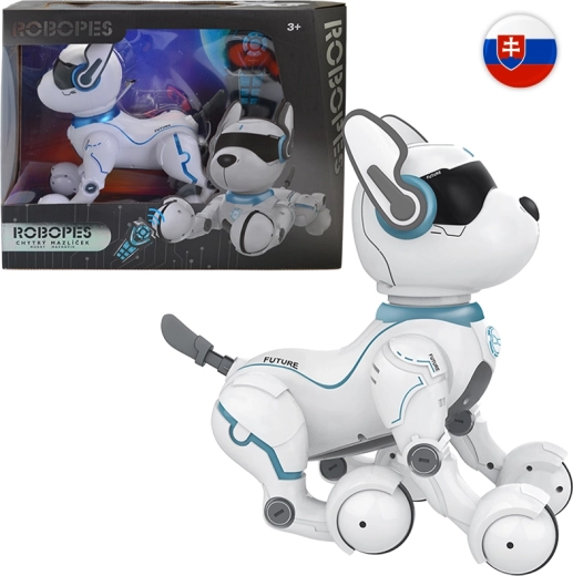 Perro robot IR con comandos de voz