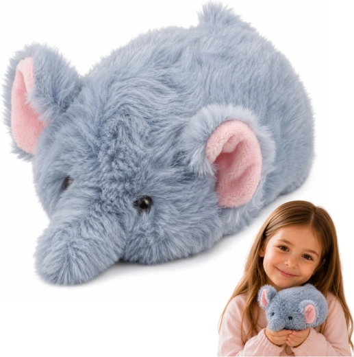 Elefantito de peluche gris 18 cm - 1 pieza