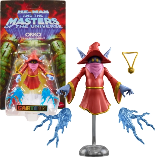 Mattel Masters of the Universe Origins figura Orko 14 cm con accesorios