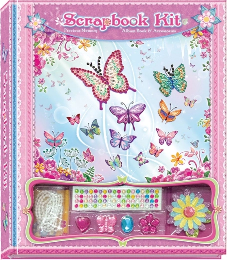 Cuaderno con accesorios Mariposas