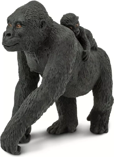 Safari Ltd. gorila de llanura con cría - figura