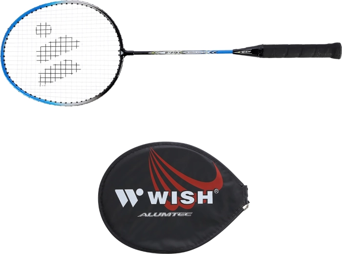 Raqueta de bádminton Wish Steeltec 216 azul‑negra