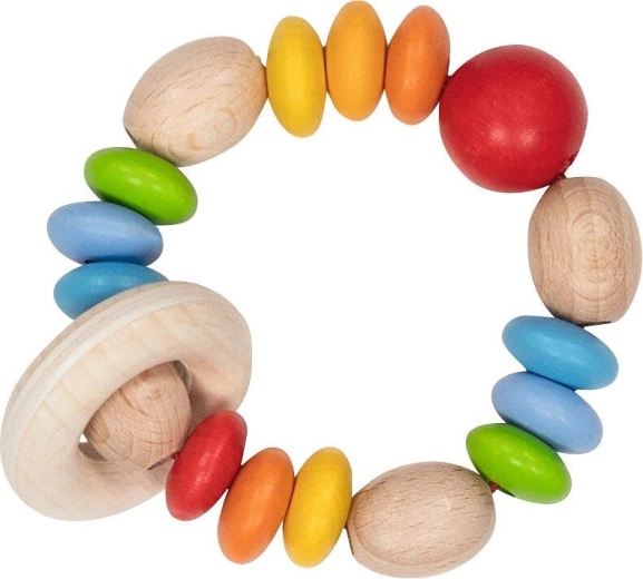 Anillo sensorial arcoíris con cuentas elásticas - 1 pieza