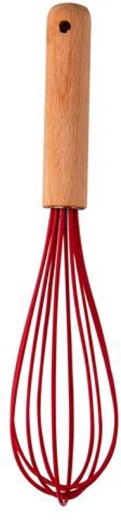 Batidor de varillas Kitchisimo rojo silicona/madera