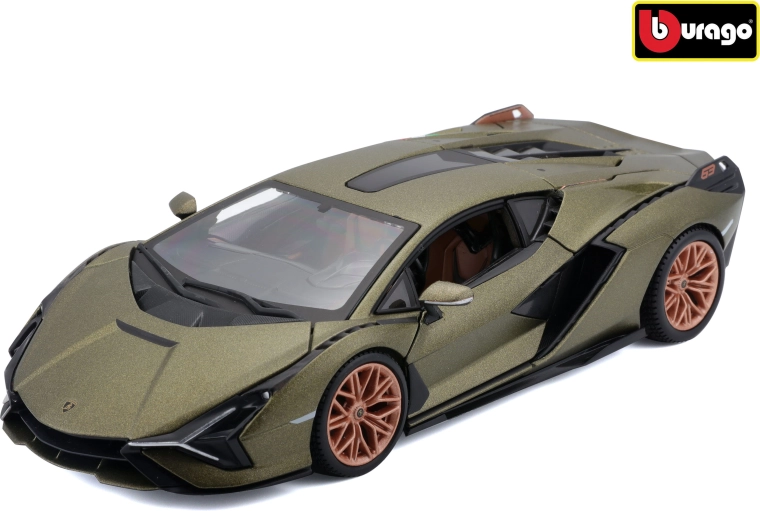 Bburago Lamborghini Sián FKP 37 a escala 1:24 en verde mate