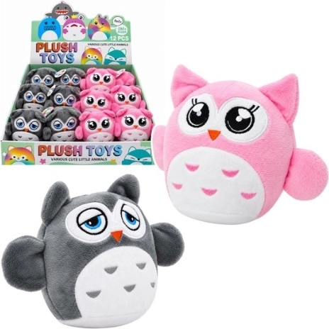 Búho de peluche con pito - 1 unidad