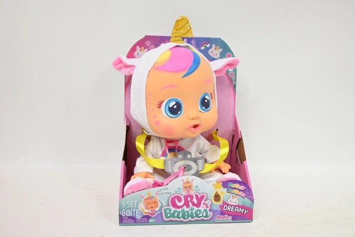 Cry Babies Dreamy muñeca interactiva unicornio