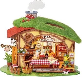 RoboTime miniatura 3D de madera de una casita El bosque mágico Fluffy Grove