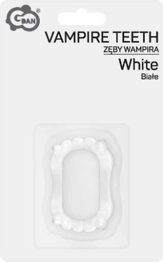 Dientes de vampiro blancos - 1 pieza