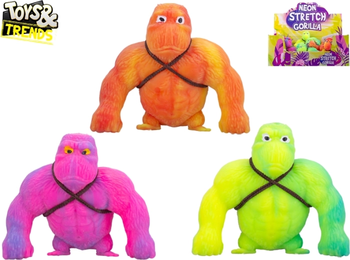 Súper gorila elástica de colores 10 cm Toys&Trends