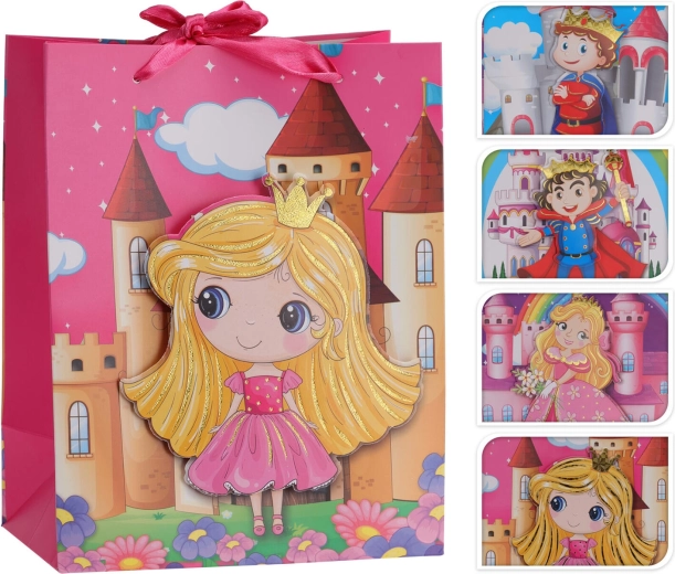Bolsa de regalo infantil 3D 23 × 18 × 10 cm, mix de diseños