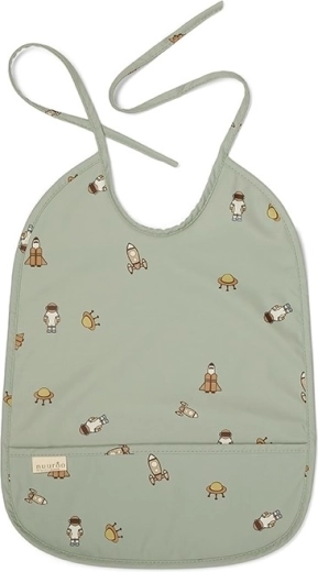 Babero NuuRoo Ida light green/space