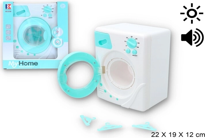 Set de cocina infantil con lavadora