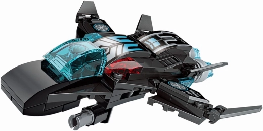 Qman Shadow Pulse Combat Vehicle – mini set de construcción del avión de carga Falcon