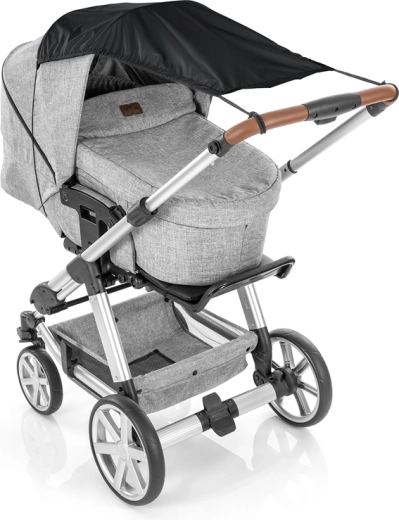 Reer parasol para cochecito negro UPF 50+