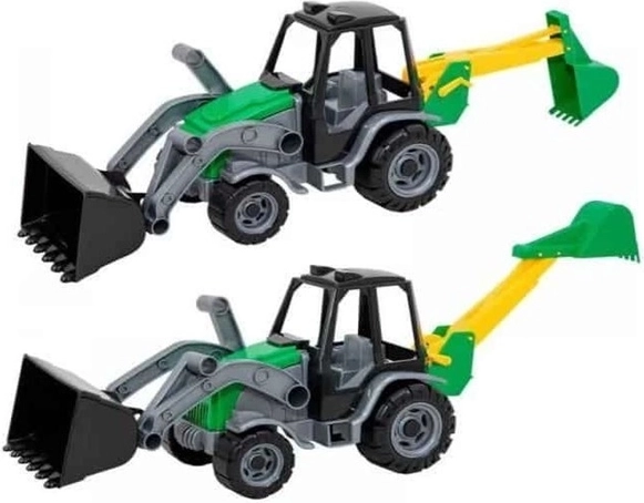 Excavadora cargadora infantil Tigres Master