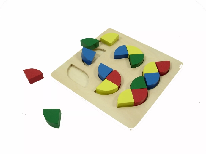 Puzle de formas de colores - 1 unidad