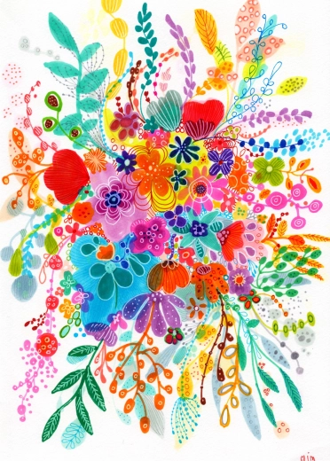 Puzzle Enjoy Inundación floral 1000 piezas