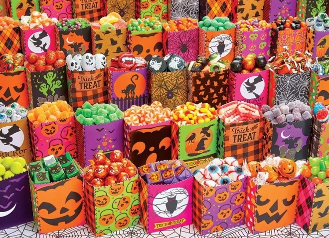 COBBLE HILL Puzzle Dulces de Halloween 500 piezas