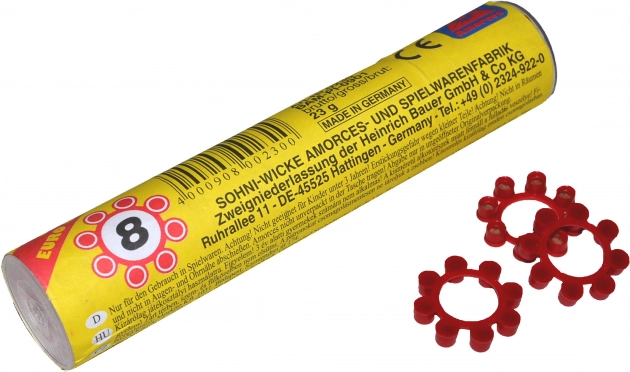 Capsulas para pistolas de 8 tiros en tubo