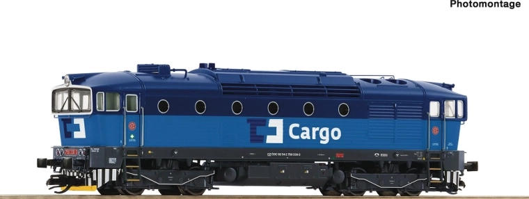 Locomotora diésel Roco ČD Cargo serie 750 330-3 TT digital con sonido