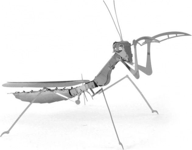 Metal earth modelo metálico 3D mantis religiosa