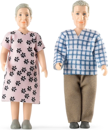 Set de figuras para casa de muñecas Lundby – abuela y abuelo Charlie