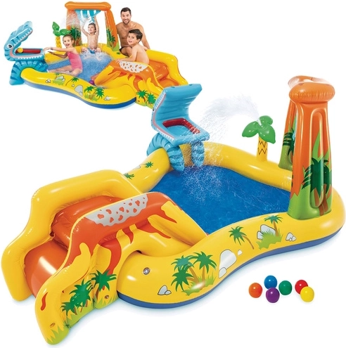 Centro de juegos acuático hinchable Intex 5 en 1 para niños