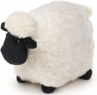 Oveja de peluche negra eco-friendly