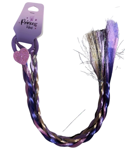 PINK set de gomas elásticas con extensiones y corazón, 2 uds