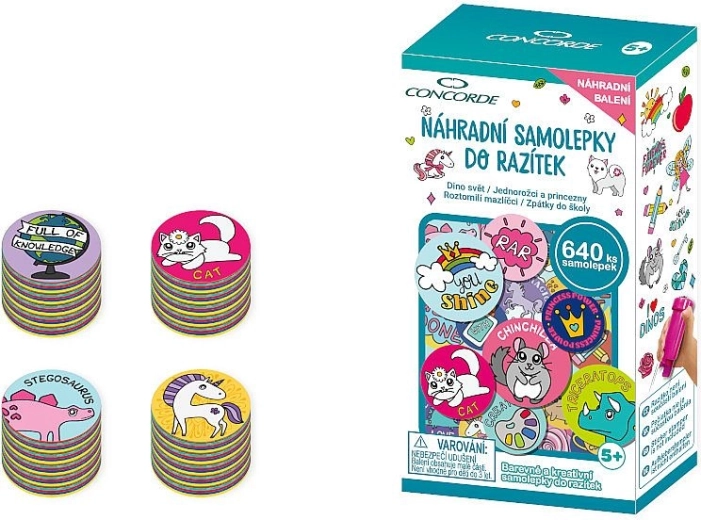 Pegatinas de repuesto para sellos CONCORDE – surtido