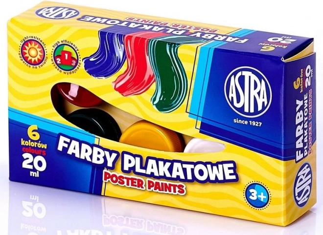 Pinturas al temple Astra 6 x 20 ml