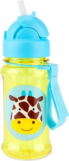 Skip Hop Zoo botella de tritán con pajita jirafa 355 ml