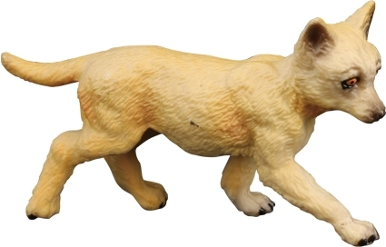 Figura BALULU de cachorro de lobo claro