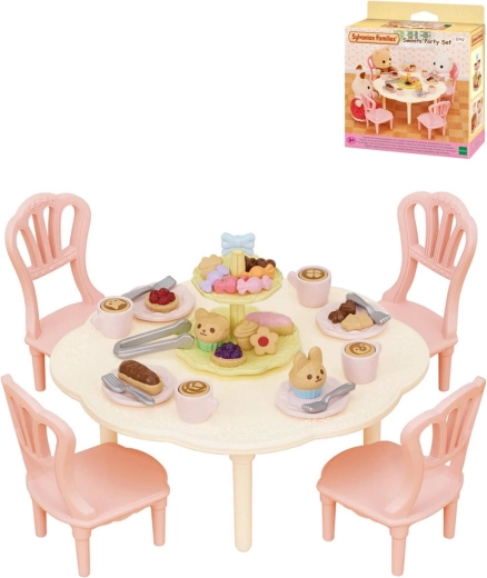 Sylvanian Families Set de fiesta con dulces
