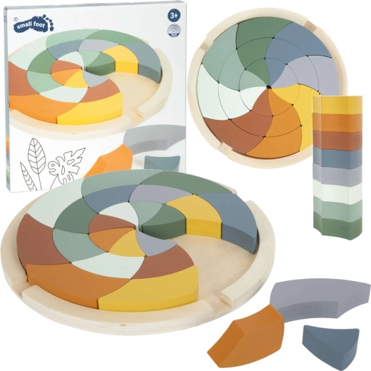 Puzzle de madera de colores Safari de Small Foot