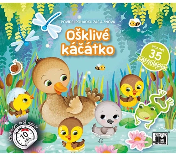 Cuenta el cuento El patito feo – librito interactivo de pegatinas