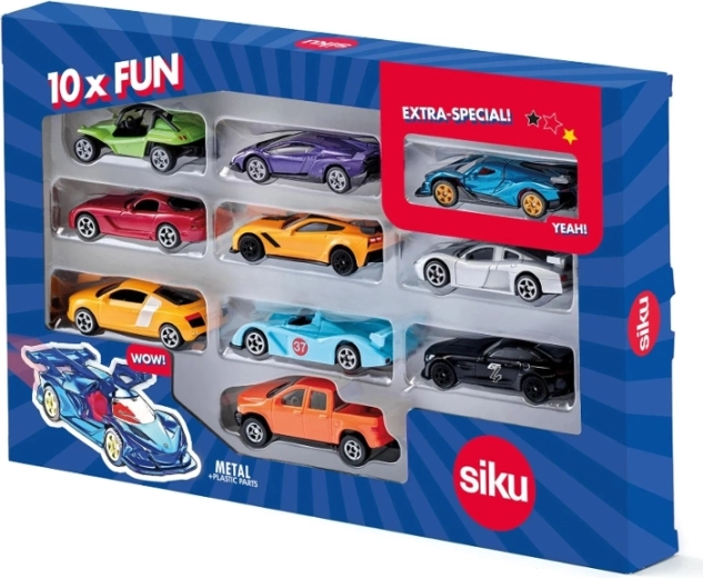 Siku Super set de 10 coches deportivos